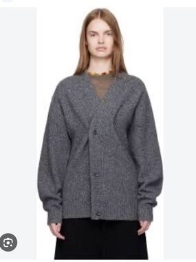 Donegal oversized wool Cardigan